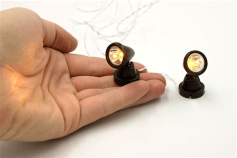 Spotlights Set of 2 Micro Miniature Battery Powered Indoor - Etsy Australia