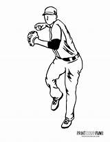 16 baseball Player coloring Pages & Clipart Free Sports printables At  sketch template