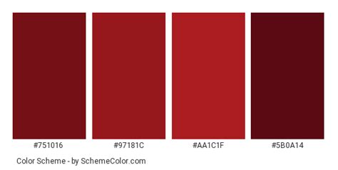 Cherry Reds Color Scheme » Image » SchemeColor.com