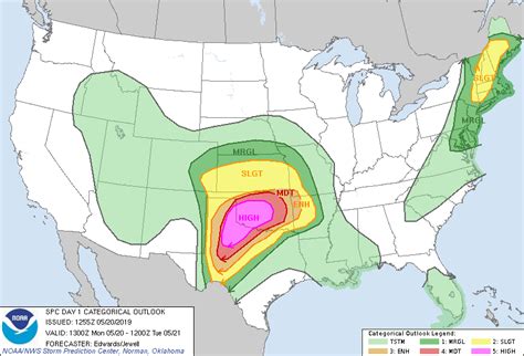 High-Risk Tornado Outbreak to Rage across Southern Plains Monday ...