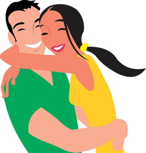 Couple Hugging Boy · Free vector graphic on Pixabay