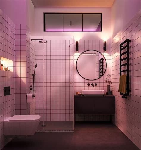 neon bathroom | Bathroom interior design, Bathroom design decor, Neon bathroom