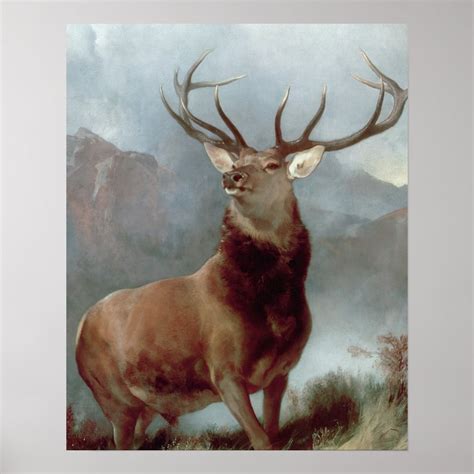 Monarch of the Glen, 1851 Poster | Zazzle