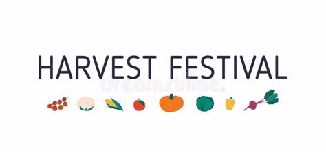 Harvest Festival Banner with Autumn Vegetables. Harvest Fest Poster Design Stock Vector ...