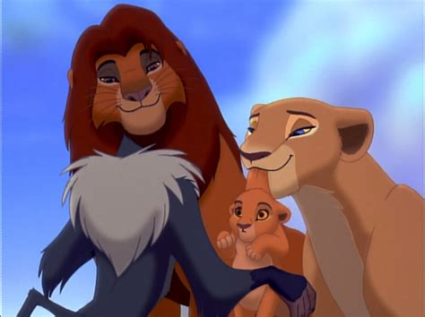 Simba & Nala with their daughter Kiara | Kimba the white lion, Lion ...