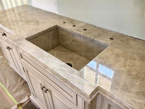 Taj Mahal Granite Kitchen - Traditional - Kitchen - Baltimore - by ...