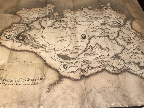 Who still has their map? : r/skyrim