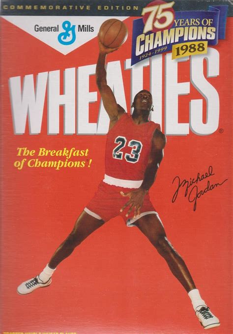 Wheaties: The Breakfast of Champions (Michael Jordan) Michael Jordan Unc, Michael Jordan Chicago ...