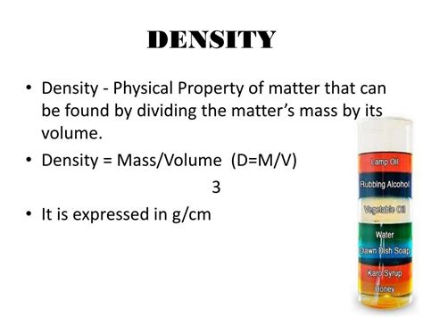 PPT - DENSITY PowerPoint Presentation, free download - ID:2282109