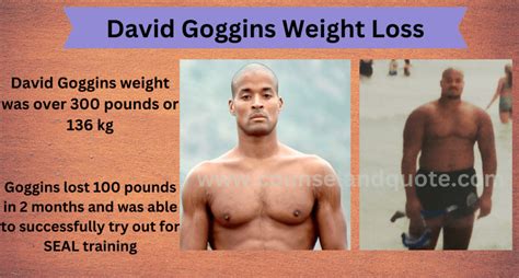 What Is David Goggins Weight Loss Plan?