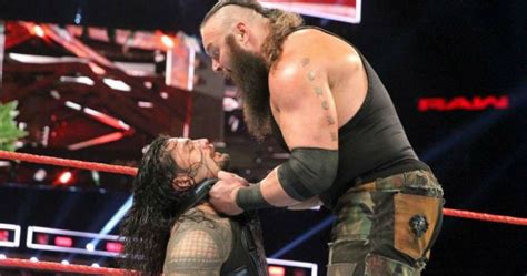 Roman Reigns And Braun Strowman Trade Heavy Blows Ahead Of Huge Universal Title Match