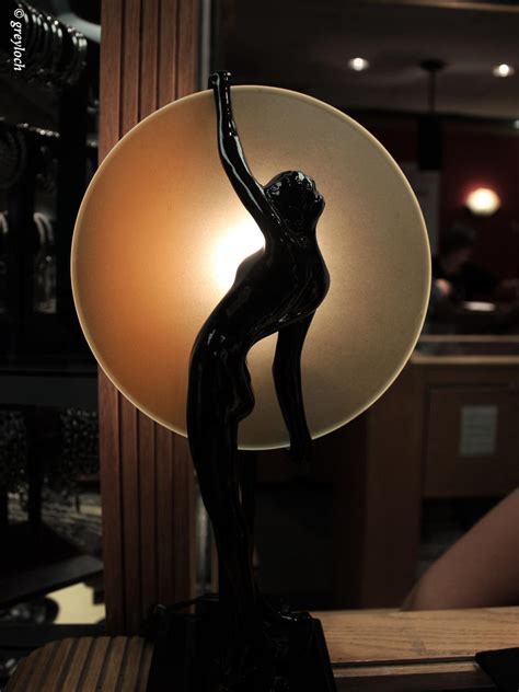 Art Deco woman's silhouette lamp by greyloch-md on DeviantArt