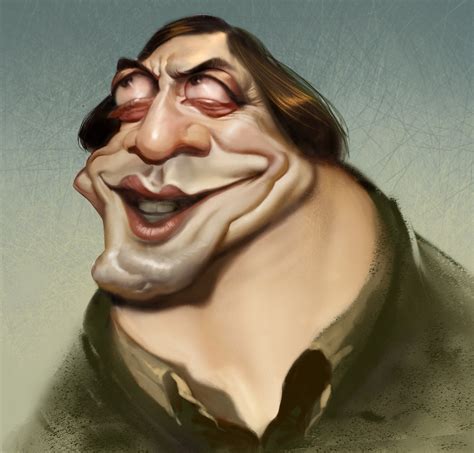ArtStation - Javier Bardem caricature, Character made in the movie, No country for old men.