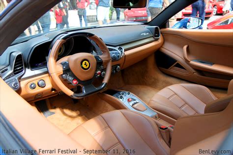 Ferrari 458 Italia interior - BenLevy.com