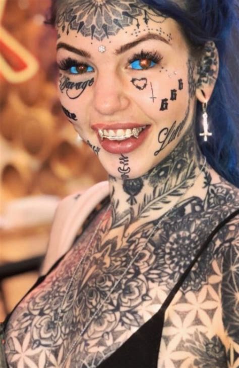 ‘Dragon Girl’ goes blind tattooing eyeballs blue | The Advertiser