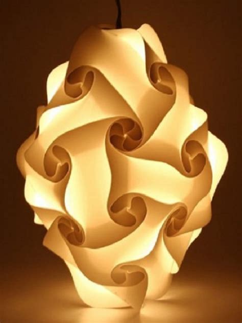 Custom Made Puzzle Lights Medium Size | Puzzle lights, Modern lamp shades, Lamp