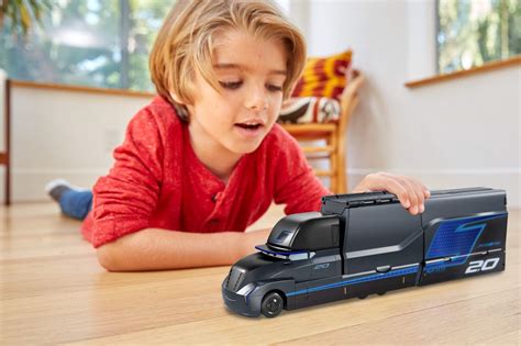 Disney Pixar Cars Jackson Storm Launching Hauler, Miniature Racecar Carrier Toys For Racing Play ...