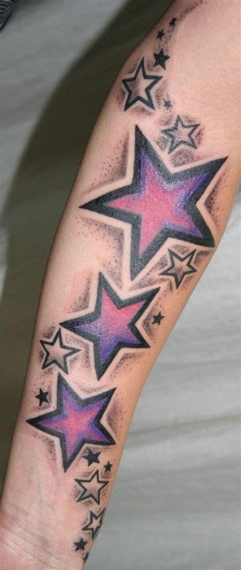 Tattoo Sterne – 49 individuelle und originelle Ideen | Tattoo sterne unterarm, Tattoo sterne ...