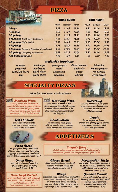 Pizza tower menu rising sun - reqopprod