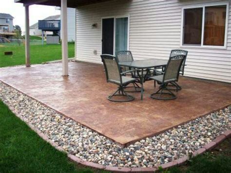 Adding Beauty To Your Concrete Patio - Patio Designs