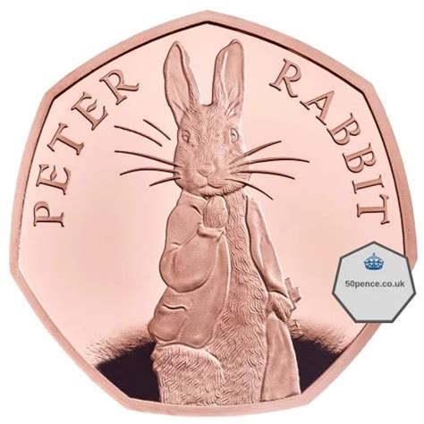 2019 Peter Rabbit 50p coin Worth? Rare? January 2024 Value