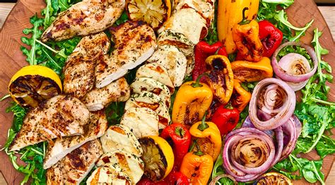 Grilled Chicken & Halloumi Platter Recipe Recipe | Farm Boy