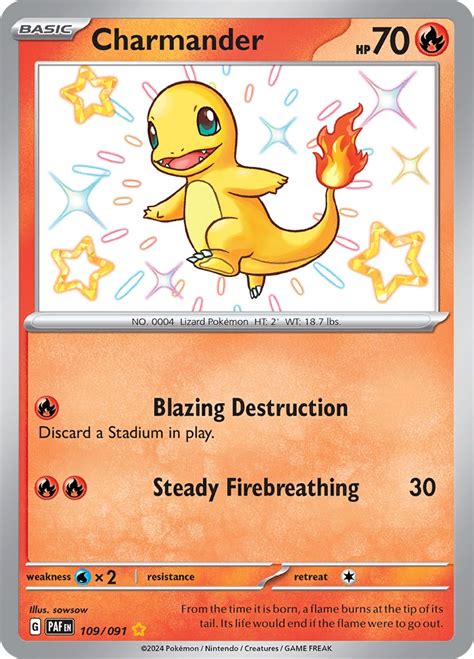 Charmander - 109/091 - SV: Paldean Fates - Pokemon