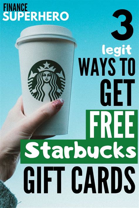 How to Get Free Starbucks, Gift Cards, and Refills - Finance Superhero ...