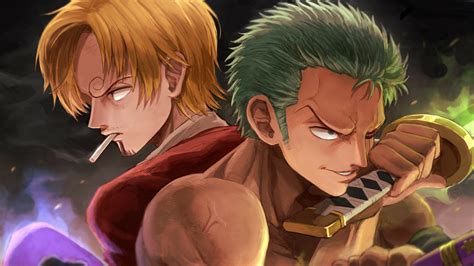 1920x1080 Resolution Sanji x Roronoa Zoro HD One Piece 1080P Laptop Full HD Wallpaper ...