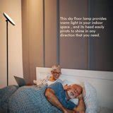 Dodocool LED Torchiere Super Bright Floor Lamp - Contemporary, High Lumen Light for Living Rooms ...