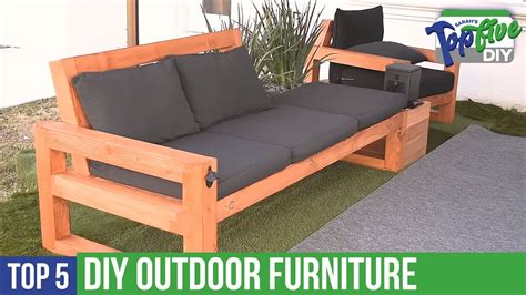 Top 5 DIY Outdoor Furniture! The Best Maker Build Videos for Your Next Project! - YouTube