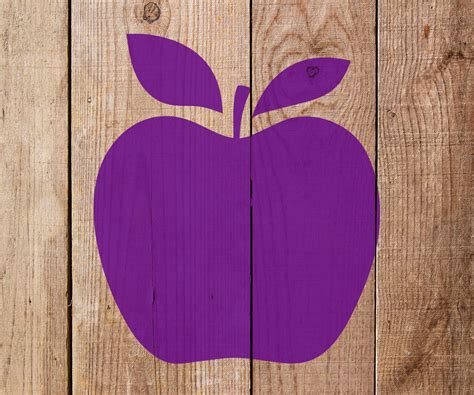 Apple Stencil - Art and Wall Stencil - Stencil Giant