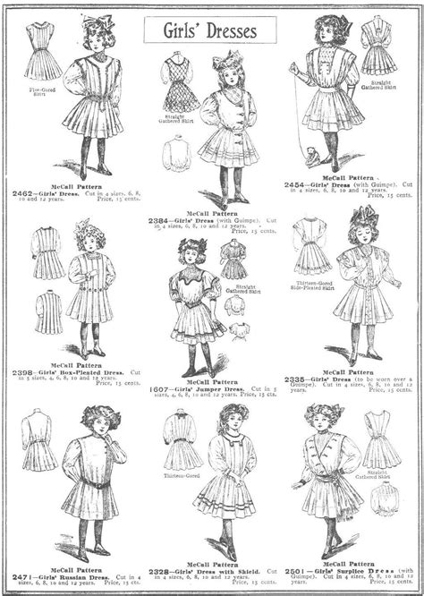 1909 Spring Summer McCalls | Vintage childrens clothing, Victorian children's clothing, Vintage ...