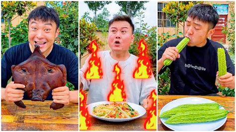 Cooking Eating Food Comedy China | TikTok Compilations Chinese Spicy Food Challenge #14 - YouTube