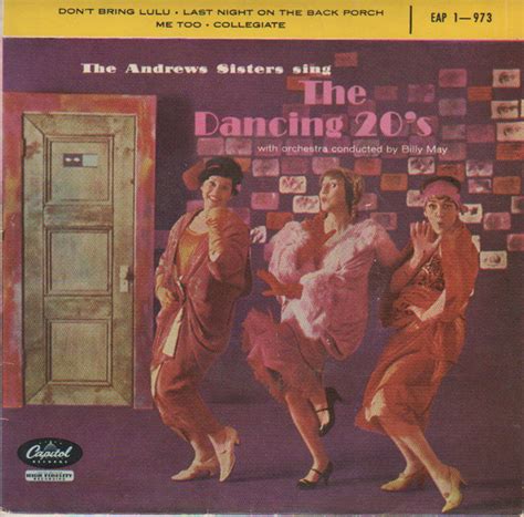 The Andrews Sisters Sing The Dancing 20's | Discogs