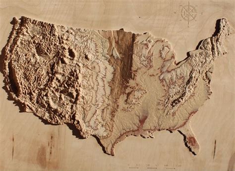 These 3D-Cut Wooden Maps Are Made Using Satellite Data - Bloomberg