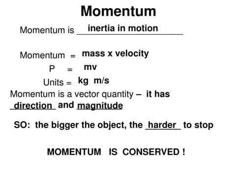 PPT - Momentum PowerPoint Presentation, free download - ID:5121785