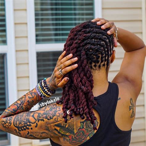 Starter Locs & Style 😍 Style: 2 Lobster Braids to start her Loc journey ...