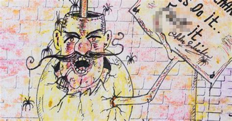 Charles Bronson's artwork revealed: The prison drawings of Britain's ...