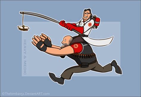 Heavy and Medic 2 by RatchetMario on DeviantArt | Team fortress 2, Team fortress, Skyrim legends