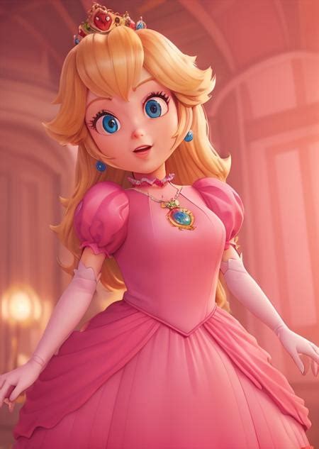 Princess Peach (Mario Movie) - v1.0 | Stable Diffusion LoRA | Civitai