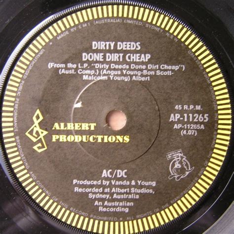 AC/DC Dirty Deeds Done Dirt Cheap reviews