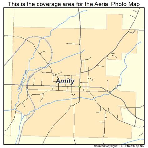 Aerial Photography Map of Amity, AR Arkansas