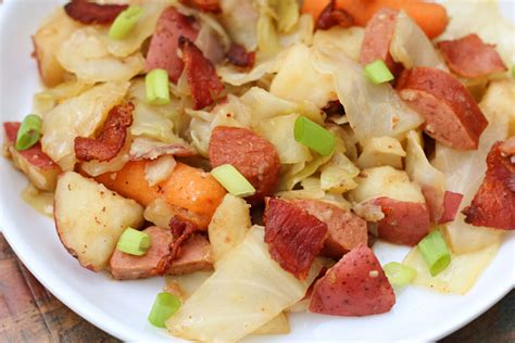 Cabbage, Potatoes and Sausage - 365 Days of Slow Cooking and Pressure Cooking