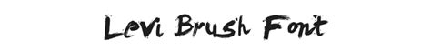 Levi Brush Font Download - Fonts4Free