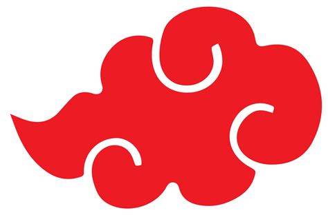 Akatsuki Cloud Svg Bundle Anime Svg Naruto Svg Png Dxf Eps Vector | Images and Photos finder