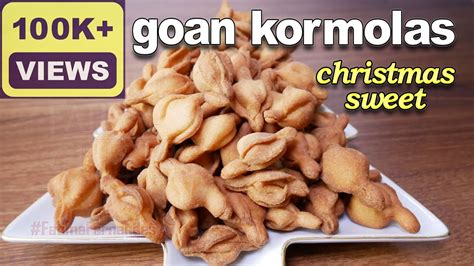 Goan Kormolas | Goan Christmas Sweet | Goan Kuswar Recipe | Goan Sweets - YouTube