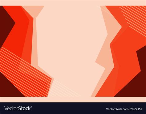 Background design with abstract patterns in red Vector Image