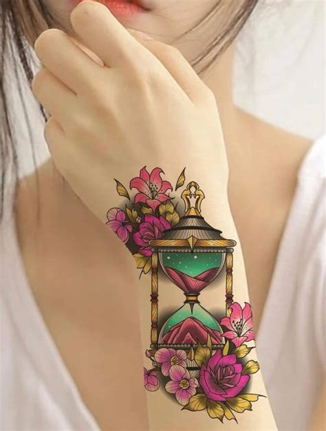 Discover 81+ girly hourglass tattoo best - in.coedo.com.vn