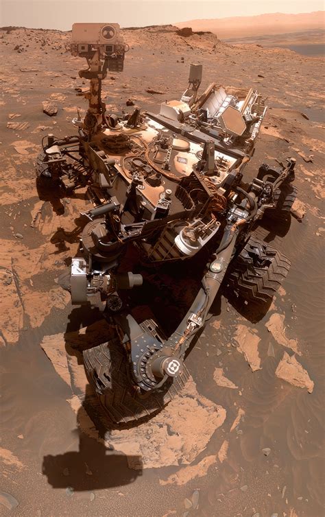 Mars Curiosity Selfie